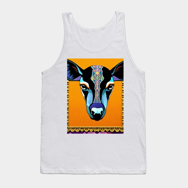 Okapi Tank Top by David Kincaid Art